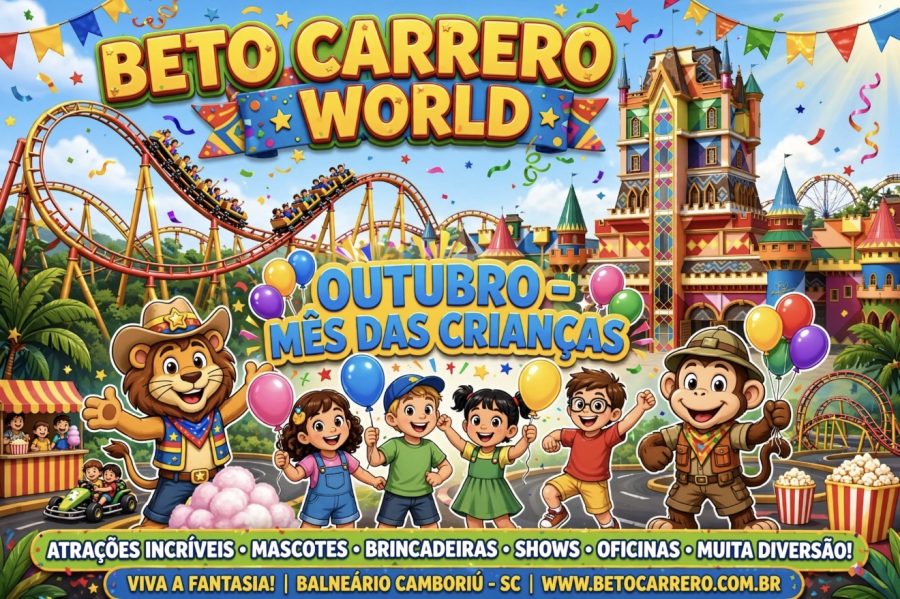 Beto Carrero 2026 - OUTUBRO - Mês das Crianças